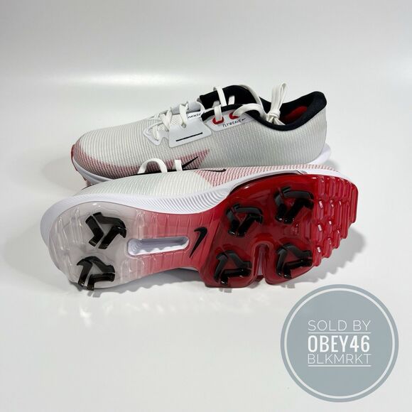 Nike Air Zoom Infinity Tour 2 “White Uni Red” Golf Shoes FD0218-101 9 Wide main image 5